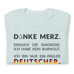 Essenzielles Unisex T-Shirt – Bella + Canvas 3001 | DANKE MERZ