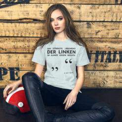 Essenzielles Unisex T-Shirt – Bella + Canvas 3001 | LINKES ARGUMENT
