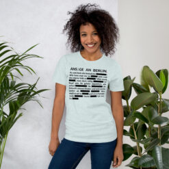 Essenzielles Unisex T-Shirt – Bella + Canvas 3001 | GESCHWÄRZT
