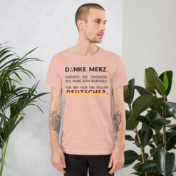 Essenzielles Unisex T-Shirt – Bella + Canvas 3001 | DANKE MERZ