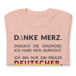 Essenzielles Unisex T-Shirt – Bella + Canvas 3001 | DANKE MERZ