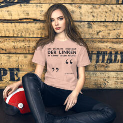 Essenzielles Unisex T-Shirt – Bella + Canvas 3001 | LINKES ARGUMENT