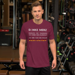 Essenzielles Unisex T-Shirt – Bella + Canvas 3001 | DANKE MERZ