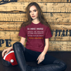 Essenzielles Unisex T-Shirt – Bella + Canvas 3001 | DANKE MERZ