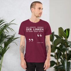 Essenzielles Unisex T-Shirt – Bella + Canvas 3001 | LINKES ARGUMENT