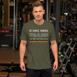 Essenzielles Unisex T-Shirt – Bella + Canvas 3001 | DANKE MERZ