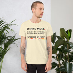 Essenzielles Unisex T-Shirt – Bella + Canvas 3001 | DANKE MERZ