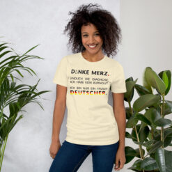 Essenzielles Unisex T-Shirt – Bella + Canvas 3001 | DANKE MERZ