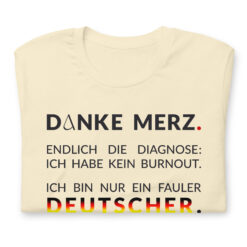 Essenzielles Unisex T-Shirt – Bella + Canvas 3001 | DANKE MERZ