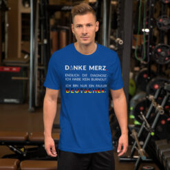 Essenzielles Unisex T-Shirt – Bella + Canvas 3001 | DANKE MERZ