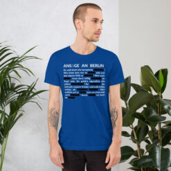 Essenzielles Unisex T-Shirt – Bella + Canvas 3001 | GESCHWÄRZT