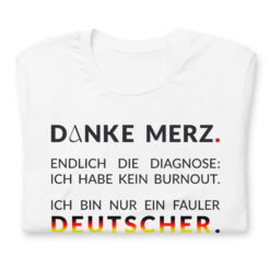 Essenzielles Unisex T-Shirt – Bella + Canvas 3001 | DANKE MERZ