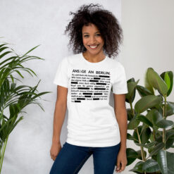 Essenzielles Unisex T-Shirt – Bella + Canvas 3001 | GESCHWÄRZT