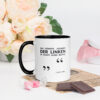 Bunte Tasse mit farbiger Innenseite | LINKES ARGUMENT