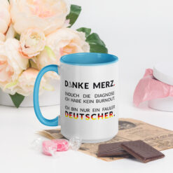 Bunte Tasse mit farbiger Innenseite | DANKE MERZ