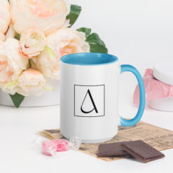 Bunte Tasse mit farbiger Innenseite | DANKE MERZ