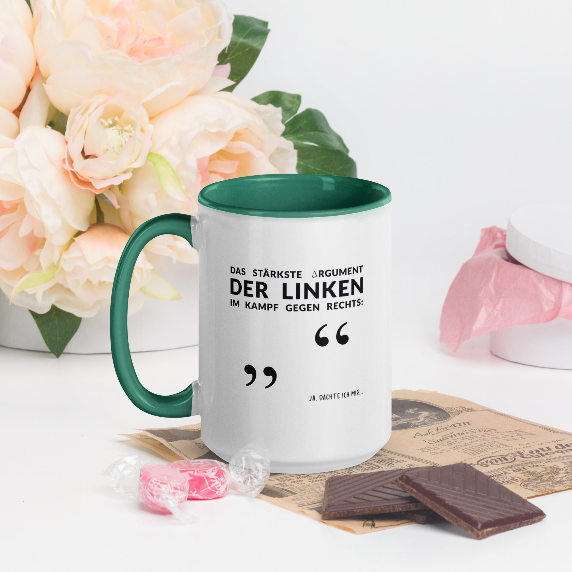 Bunte Tasse mit farbiger Innenseite | LINKES ARGUMENT – Bild 24