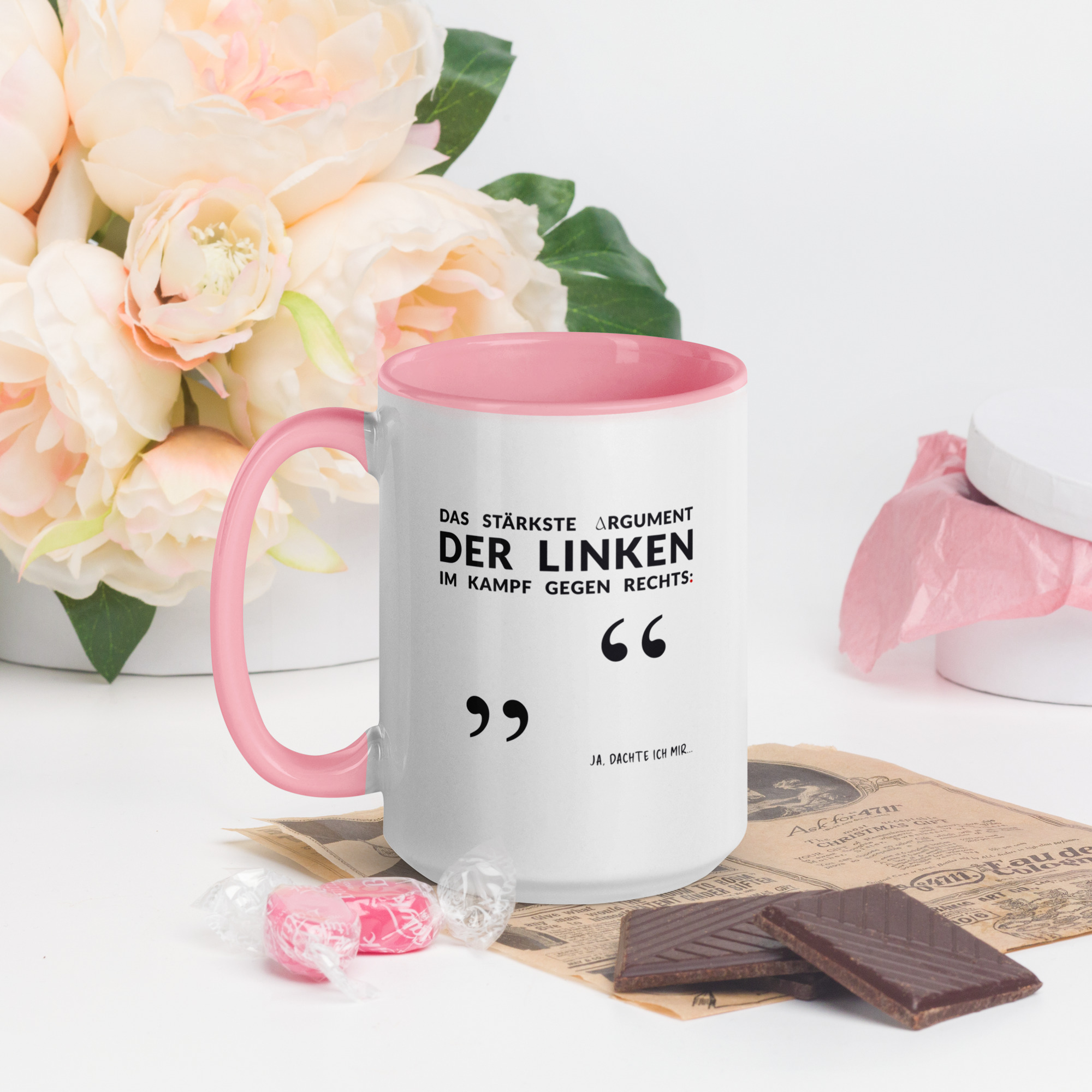 Bunte Tasse mit farbiger Innenseite | LINKES ARGUMENT – Bild 27