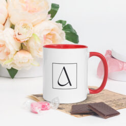 Bunte Tasse mit farbiger Innenseite | DANKE MERZ