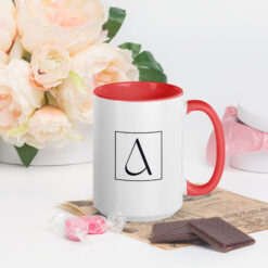 Bunte Tasse mit farbiger Innenseite | DANKE MERZ