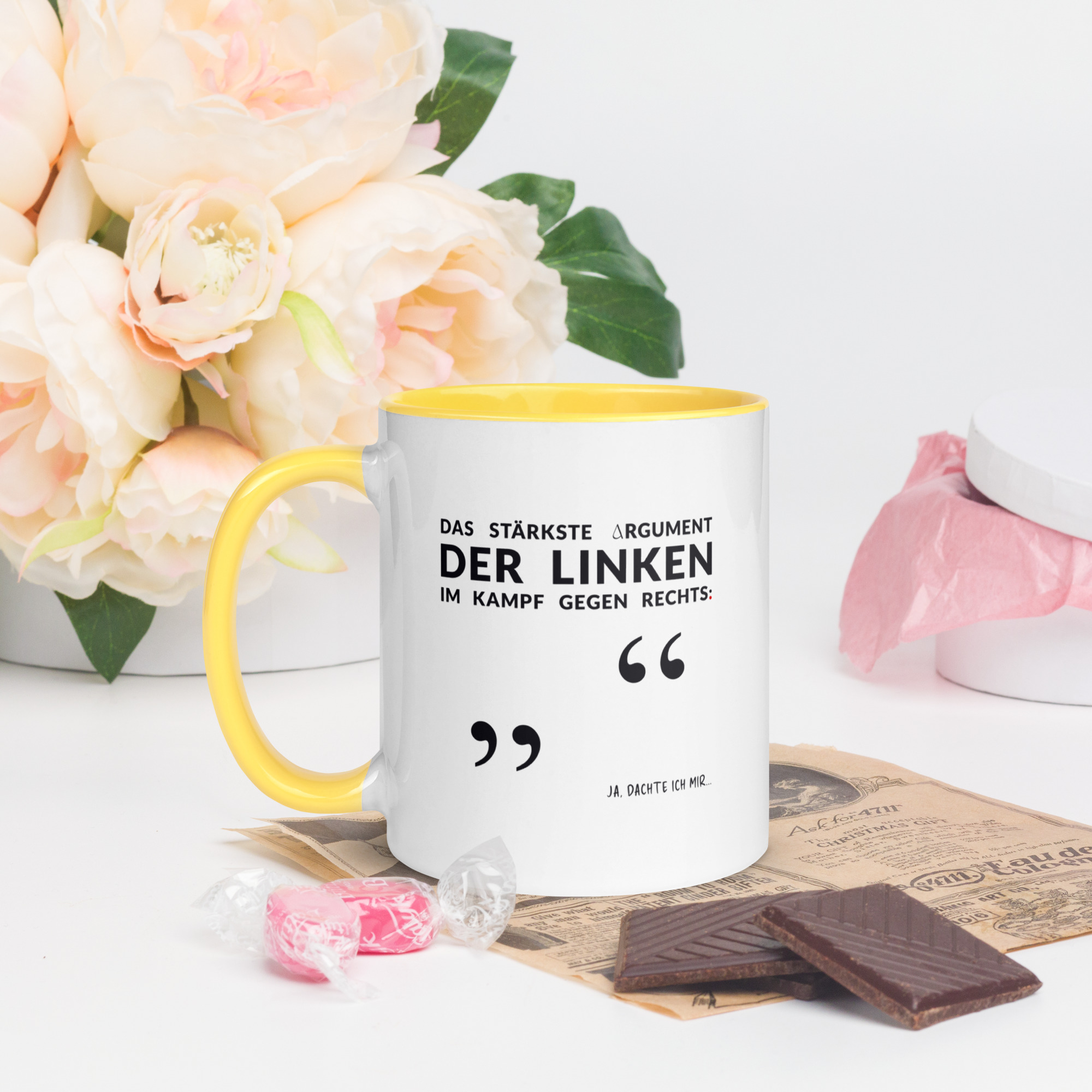 Bunte Tasse mit farbiger Innenseite | LINKES ARGUMENT – Bild 10