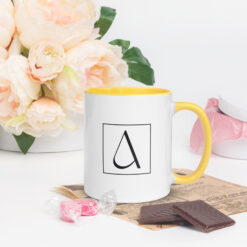 Bunte Tasse mit farbiger Innenseite | DANKE MERZ