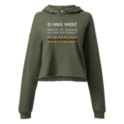 Alternative view of Cropped Damen-Hoodie – Bella + Canvas 7502 | DANKE MERZ