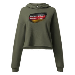 Alternative view of Cropped Hoodie für Damen – Bella + Canvas 7502 | UNSER VIBE