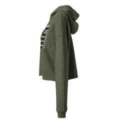 Cropped Hoodie für Damen – Bella + Canvas 7502 | GESCHWÄRZT