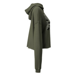 Cropped Hoodie für Damen – Bella + Canvas 7502 | GESCHWÄRZT