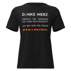 Lockeres Damen-T-Shirt – Bella + Canvas 6400 | DANKE MERZ