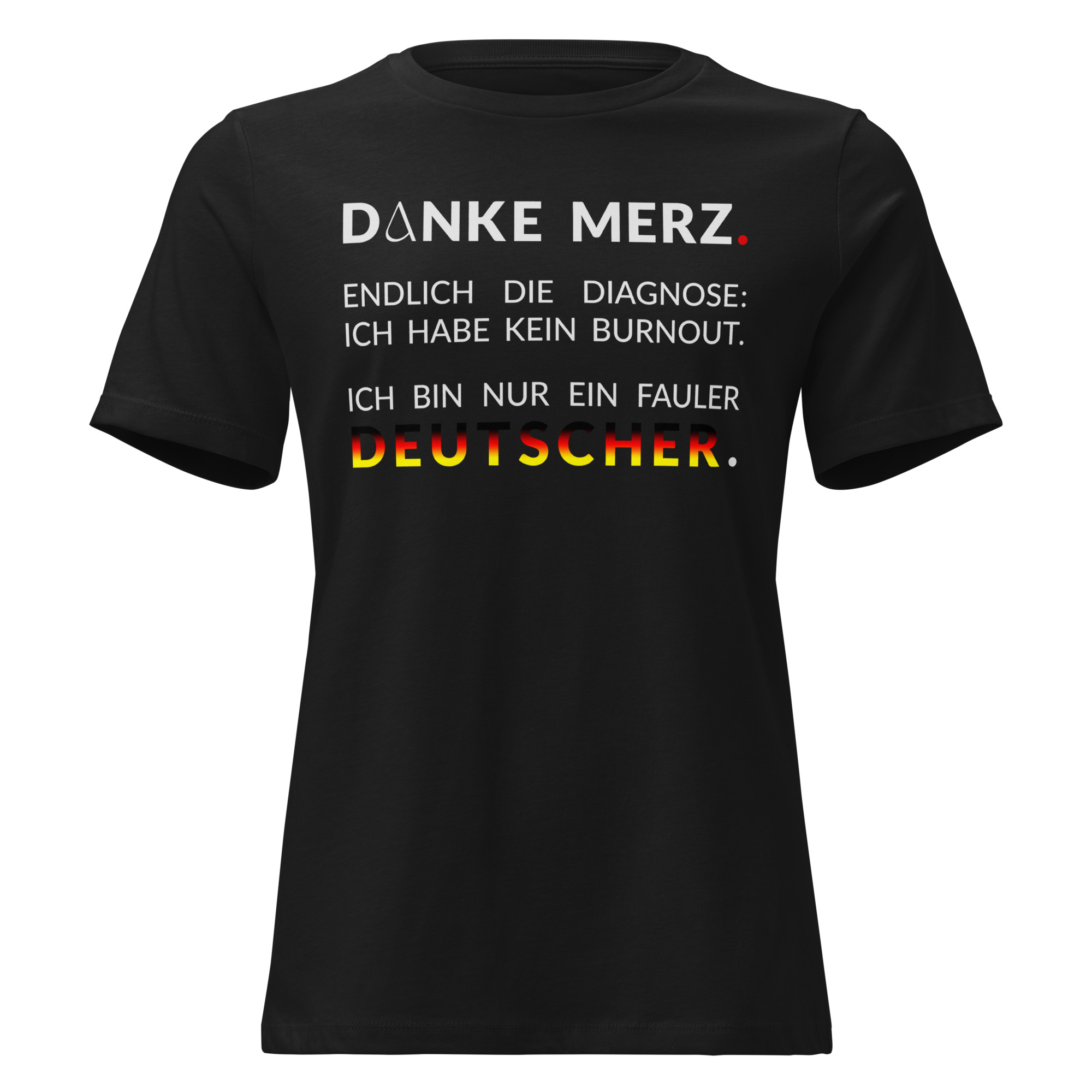 Lockeres Damen-T-Shirt – Bella + Canvas 6400 | DANKE MERZ – Bild 3
