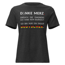 Lockeres Damen-T-Shirt – Bella + Canvas 6400 | DANKE MERZ