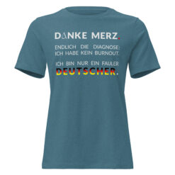 Lockeres Damen-T-Shirt – Bella + Canvas 6400 | DANKE MERZ