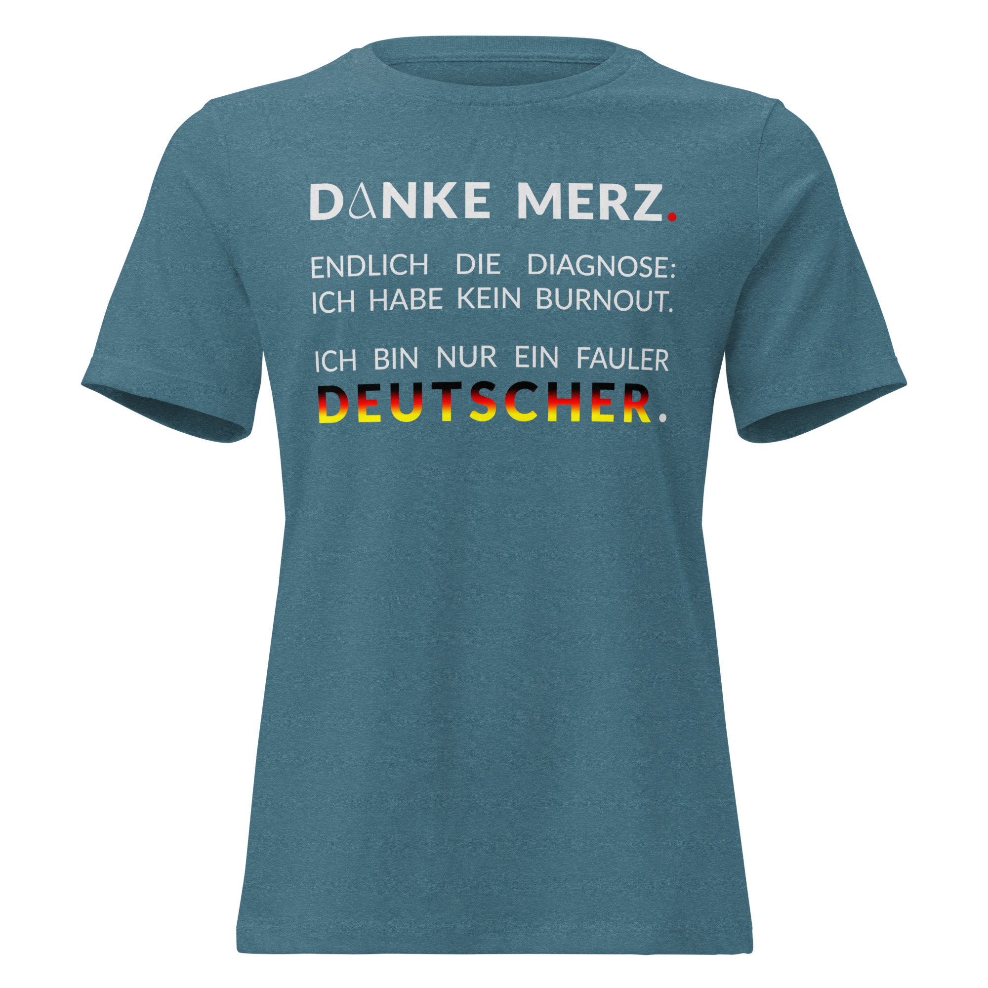Lockeres Damen-T-Shirt – Bella + Canvas 6400 | DANKE MERZ – Bild 7