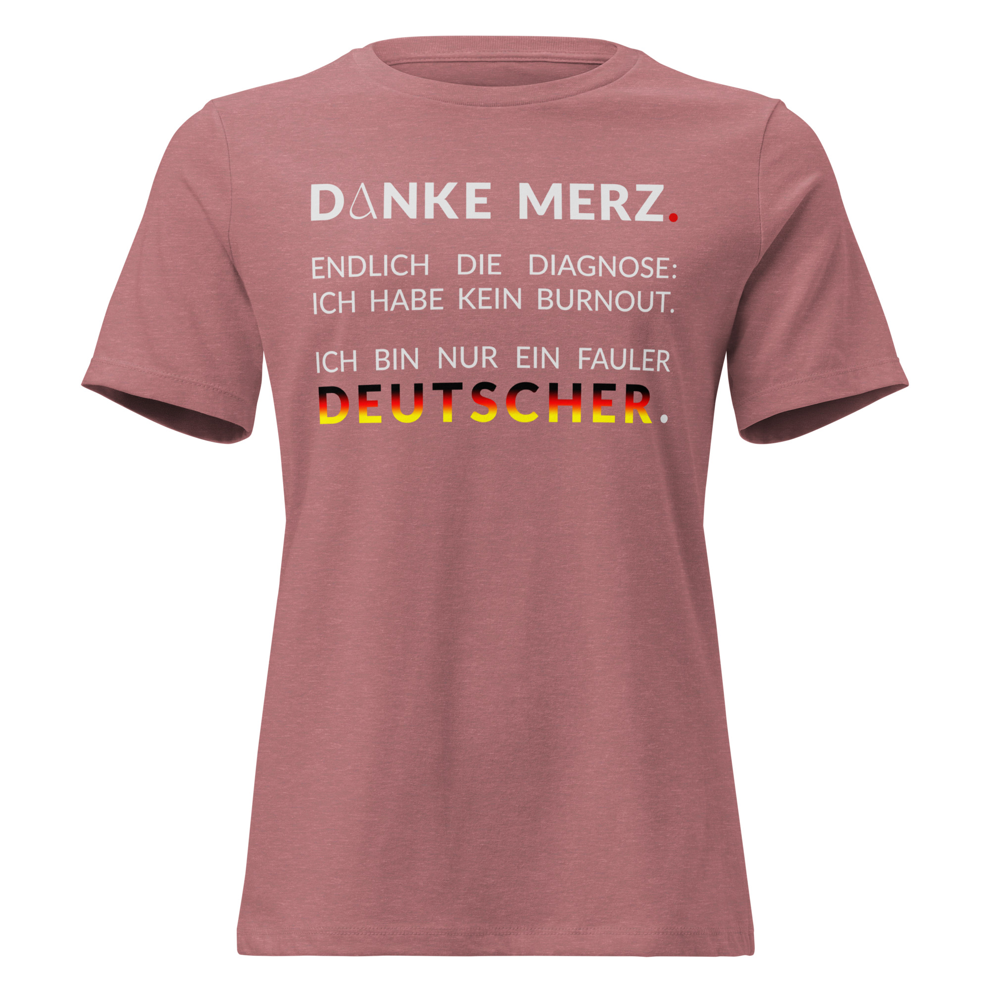 Lockeres Damen-T-Shirt – Bella + Canvas 6400 | DANKE MERZ – Bild 9