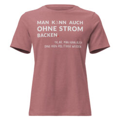 Lockeres Damen-T-Shirt – Bella + Canvas 6400 | OHNE HIRN