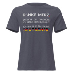 Lockeres Damen-T-Shirt – Bella + Canvas 6400 | DANKE MERZ