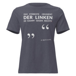 Lockeres Damen-T-Shirt – Bella + Canvas 6400 | LINKES ARGUMENT