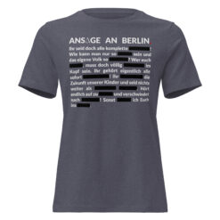 Lockeres Damen T-Shirt – Bella + Canvas 6400 | GESCHWÄRZT