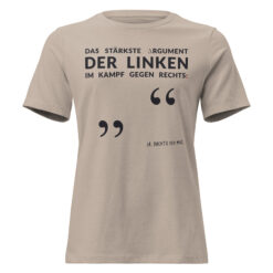 Lockeres Damen-T-Shirt – Bella + Canvas 6400 | LINKES ARGUMENT