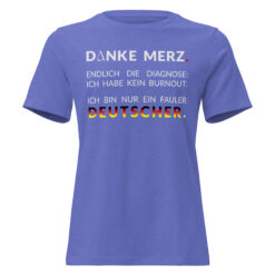 Lockeres Damen-T-Shirt – Bella + Canvas 6400 | DANKE MERZ