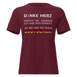 Lockeres Damen-T-Shirt – Bella + Canvas 6400 | DANKE MERZ