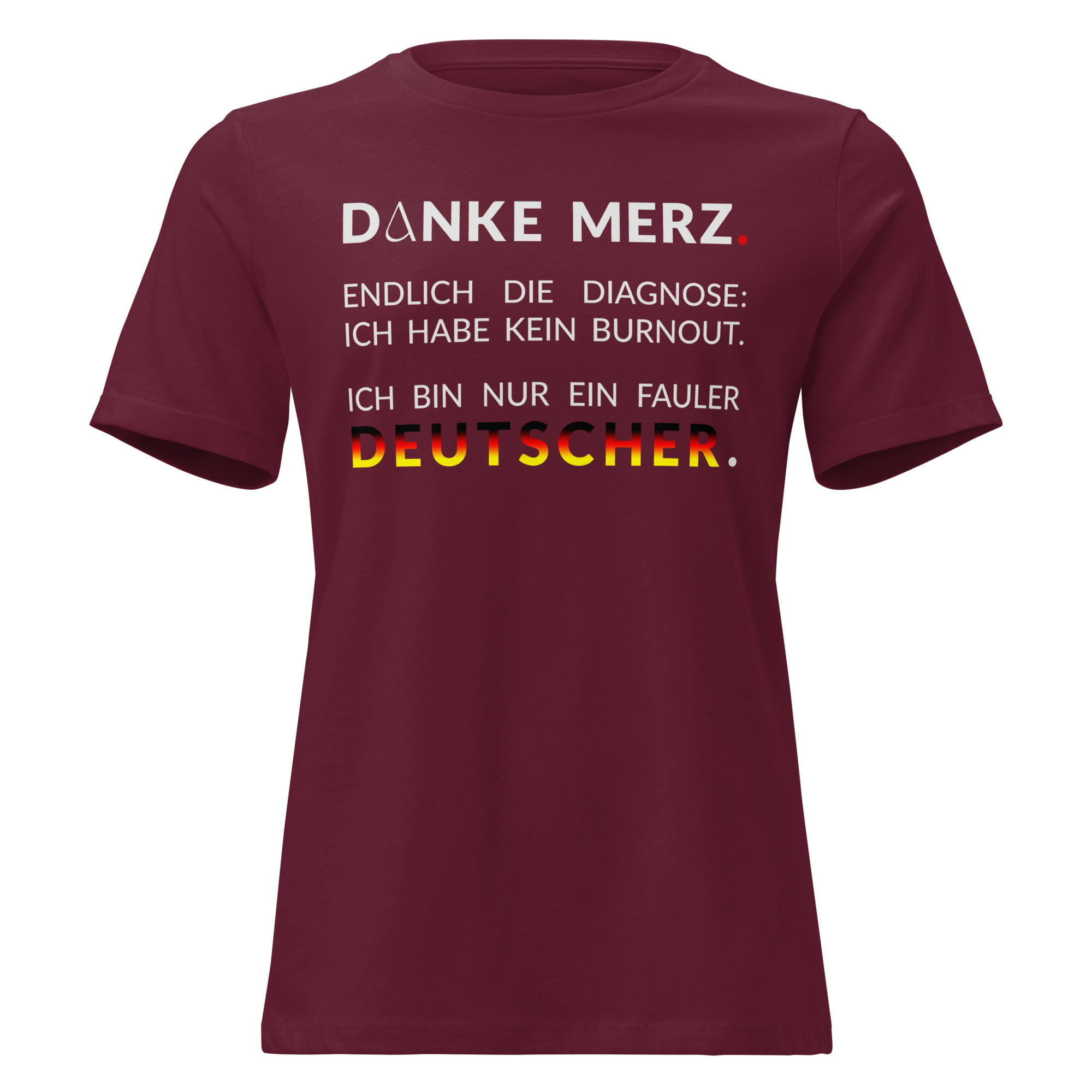 Lockeres Damen-T-Shirt – Bella + Canvas 6400 | DANKE MERZ – Bild 4