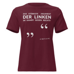 Lockeres Damen-T-Shirt – Bella + Canvas 6400 | LINKES ARGUMENT