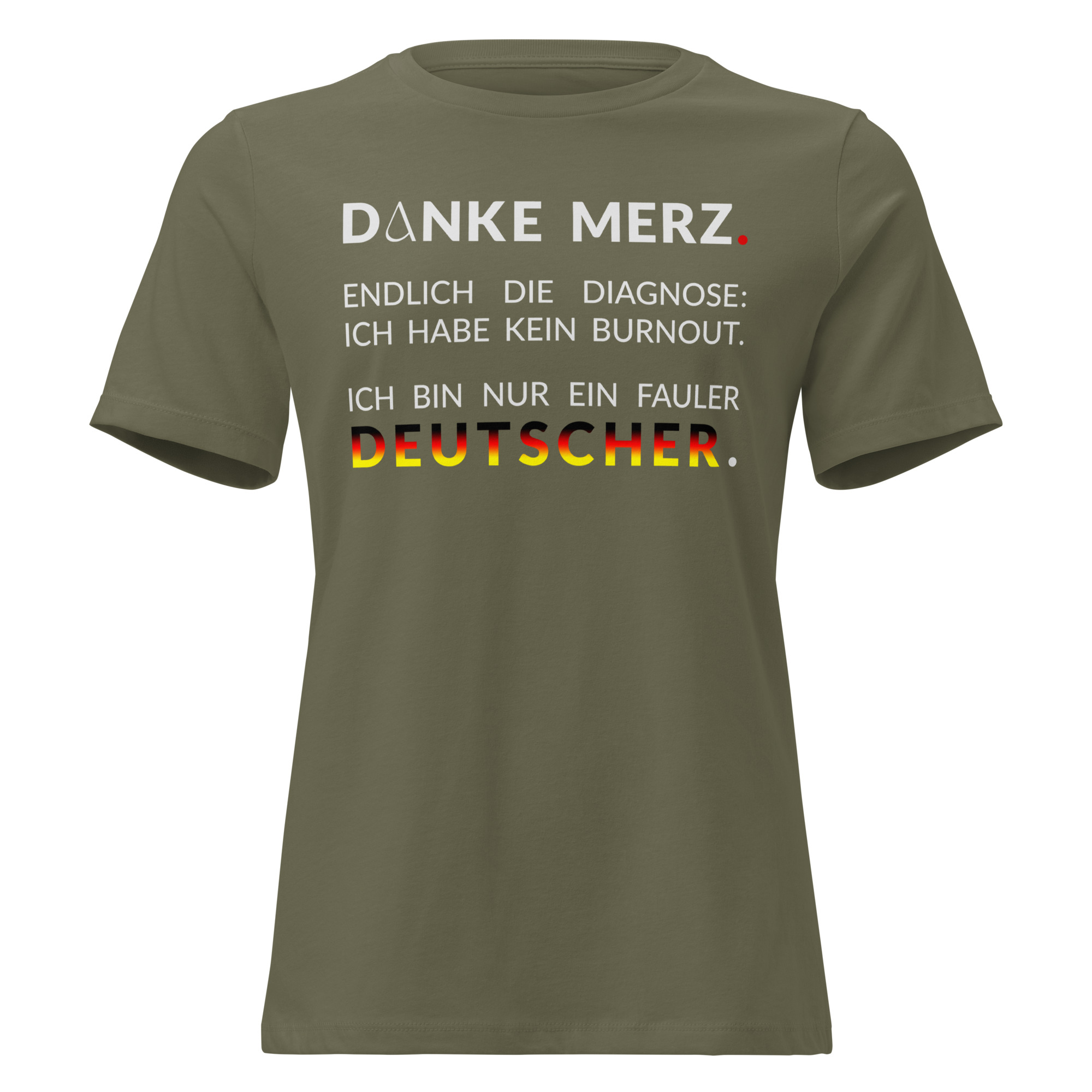 Lockeres Damen-T-Shirt – Bella + Canvas 6400 | DANKE MERZ – Bild 6