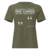 Lockeres Damen-T-Shirt – Bella + Canvas 6400 | LINKES ARGUMENT