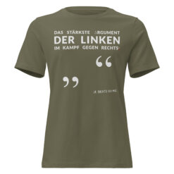 Lockeres Damen-T-Shirt – Bella + Canvas 6400 | LINKES ARGUMENT