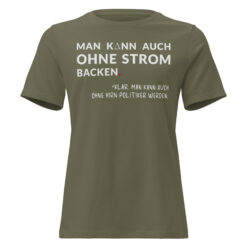 Lockeres Damen-T-Shirt – Bella + Canvas 6400 | OHNE HIRN