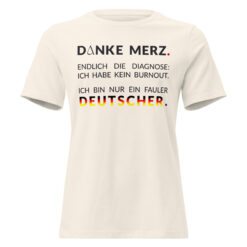 Lockeres Damen-T-Shirt – Bella + Canvas 6400 | DANKE MERZ